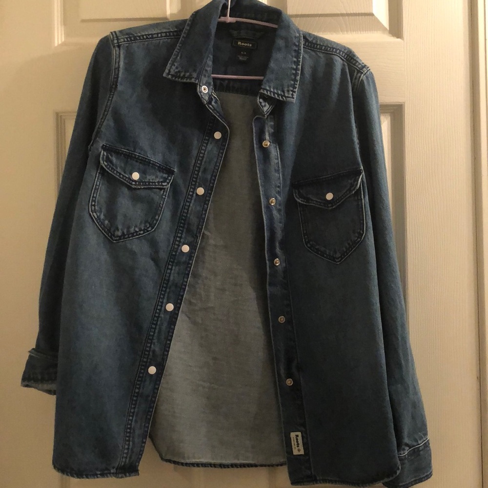 Roots Over-Sized Denim Jacket